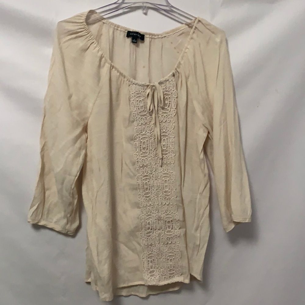 SPENSE EMBROIDERY BEAUTIFUL‎ BLOUSE SIZE L